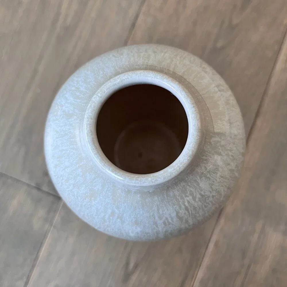 Magnolia Home by Joanna Gaines Small Modern Organic Ceramic Vase Gray Beige